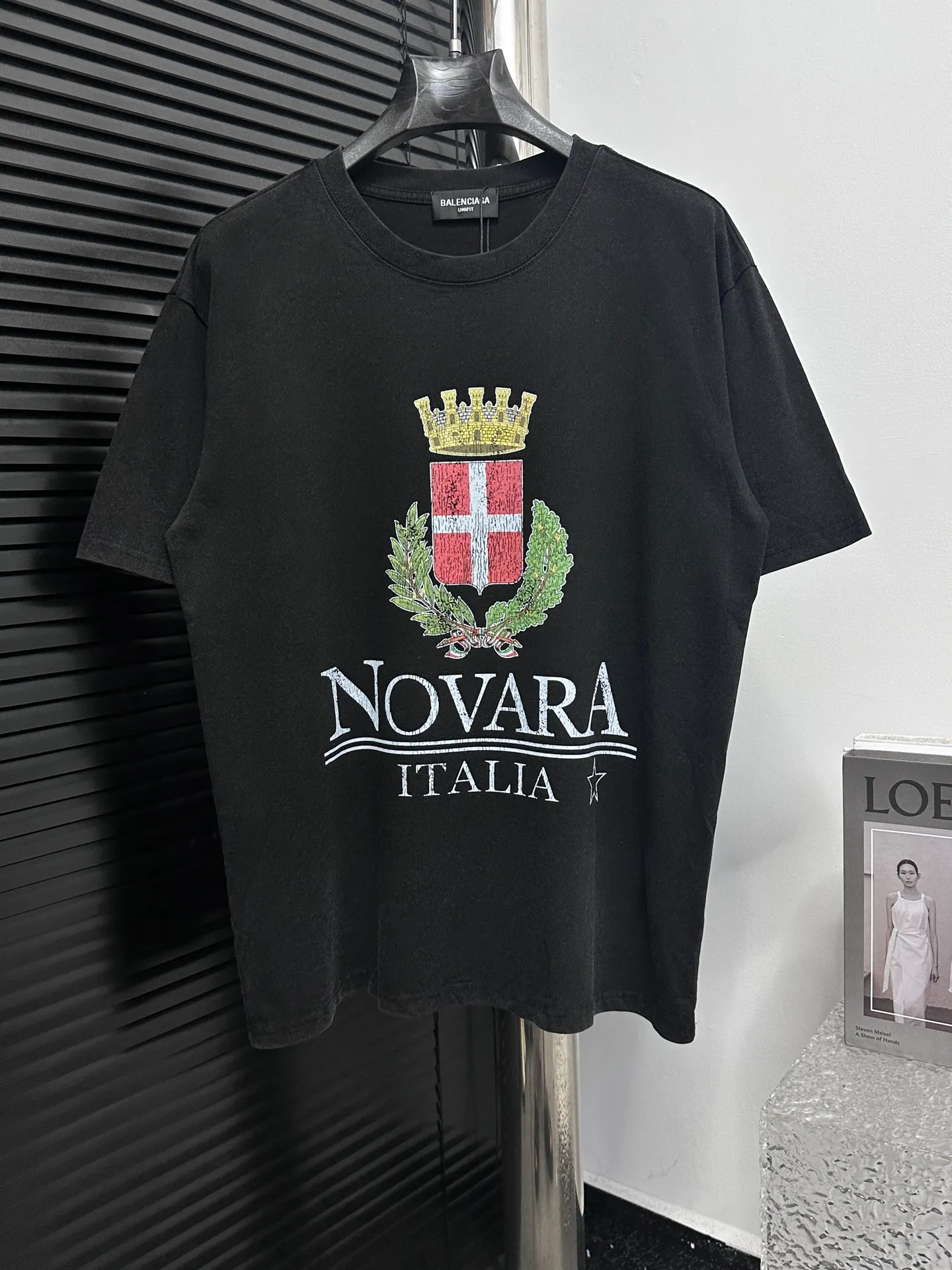 【BALENCIAG*】 25ss New Arrival 。 Retro Same Style 280 Classic Same Style ：Black White Size：S-XL